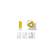 3PHT 15-AL High positive & top polished & periphery ground inserts 3PHT with 3 cutting edges for aluminum & non-ferrous materials - Big-tools Industrial Supply Tools for Metal Cutting